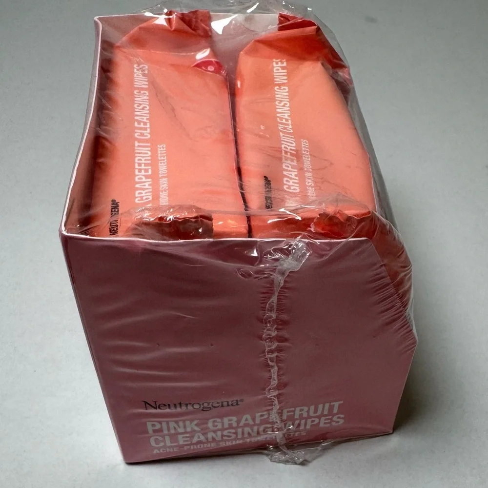 Neutrogena Makeup Remover Cleansing Wipes, Pink Grapefruit, 2 x 25 Ct